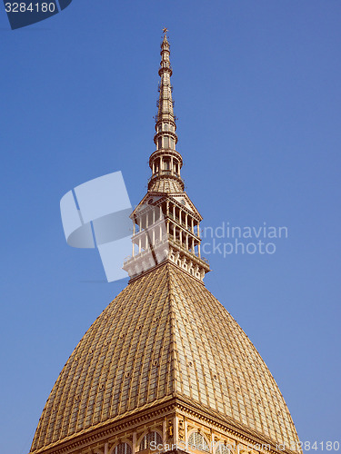 Image of Retro look Mole Antonelliana Turin