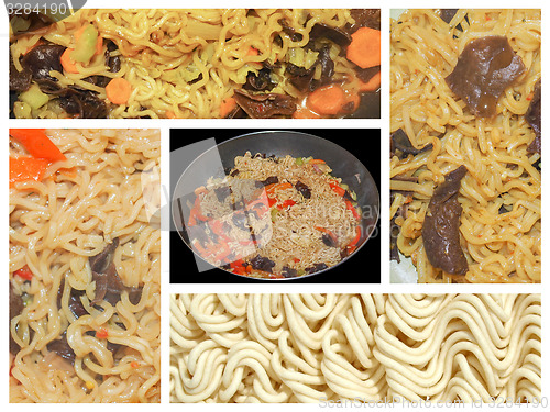 Image of Noodle collage