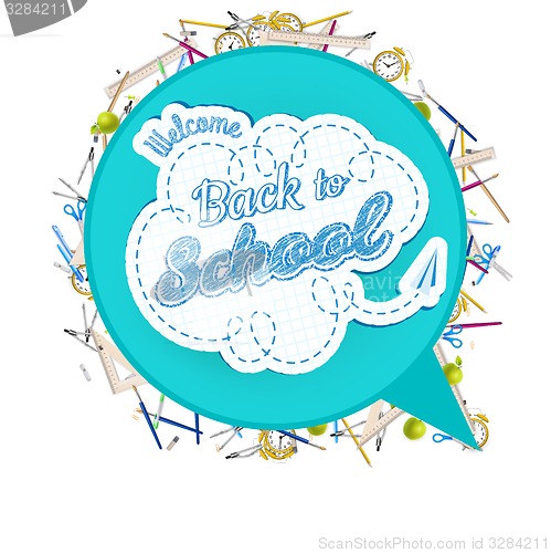 Image of Back to school background. EPS 10