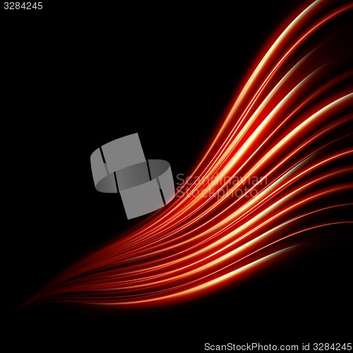 Image of Abstract red lines. EPS 10
