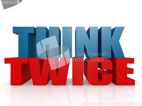 Image of Think twice