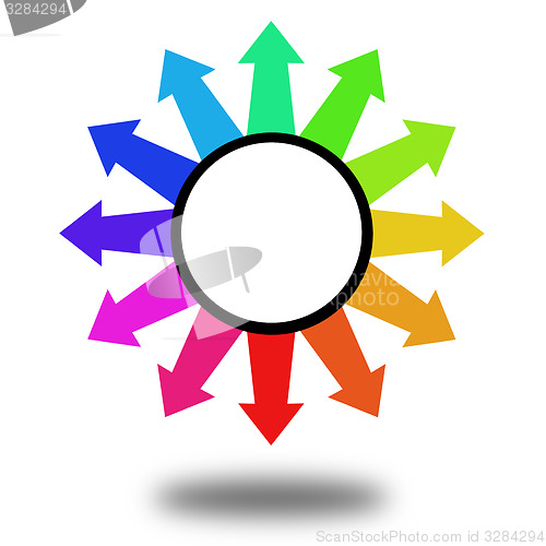 Image of Colorful arrows