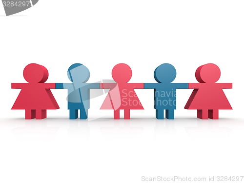 Image of Hold hand friend
