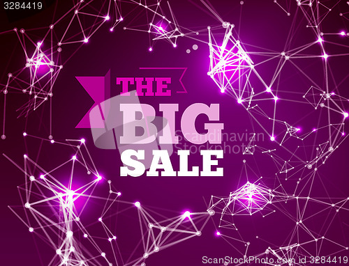 Image of Sale triangle background