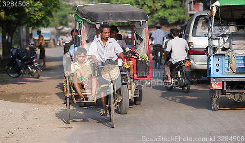 Image of Sittwe, the capital of the Rakhine State in Myanmar