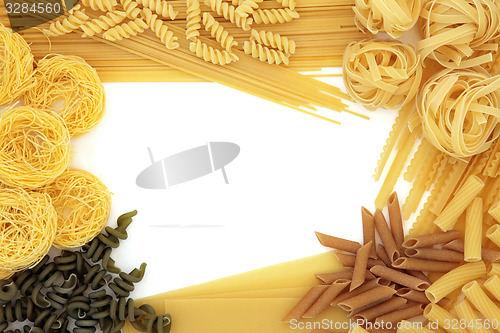 Image of Pasta Abstract Frame