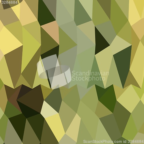 Image of Dark Khaki Abstract Low Polygon Background