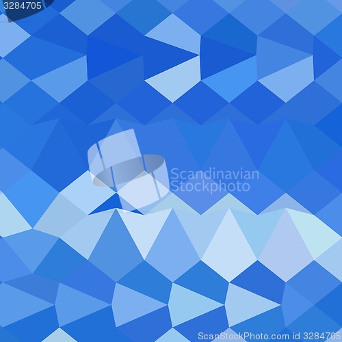 Image of Brandeis Blue Abstract Low Polygon Background