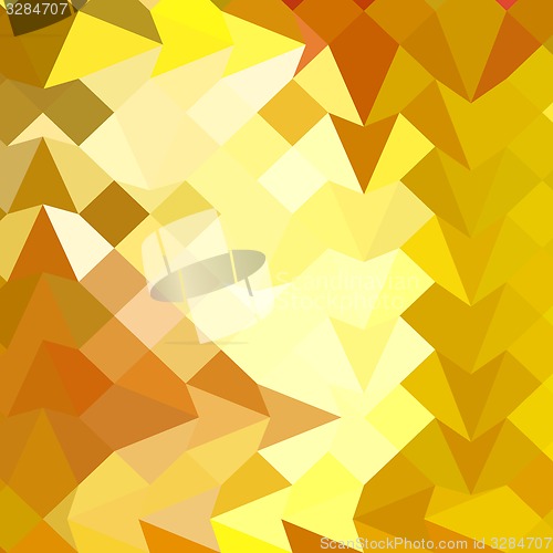 Image of Amber Yellow Abstract Low Polygon Background