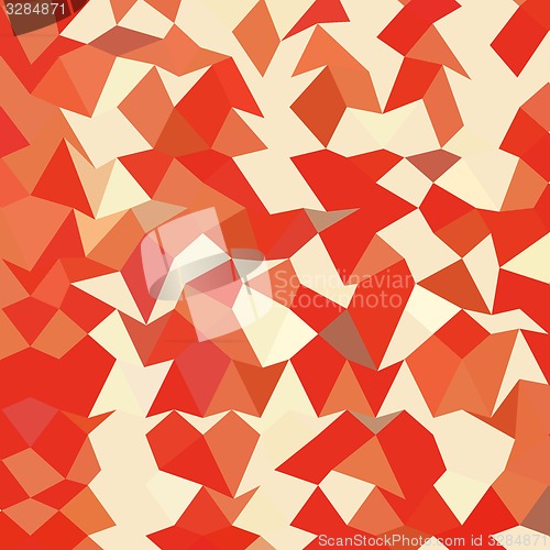 Image of Coral Red Abstract Low Polygon Background