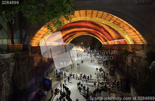 Image of Vivid Sydney - Life Story at the Argyle