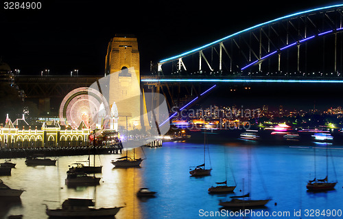 Image of Luna Park and Sydney Harbour Bridge