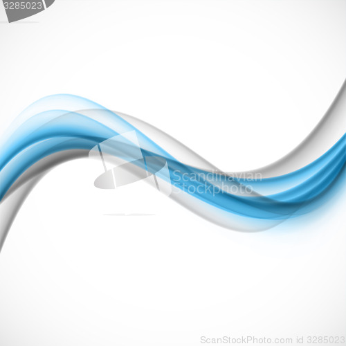 Image of Abstract blue gray wave