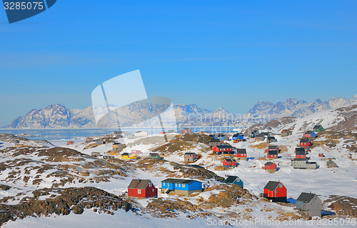 Image of Colorful houses in Greenland