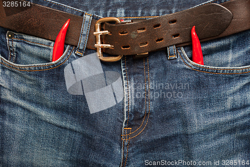 Image of devil fashion jeans