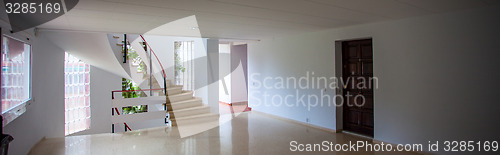 Image of empty hall ordinary apartment building or office