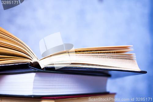 Image of Vintage books in stack