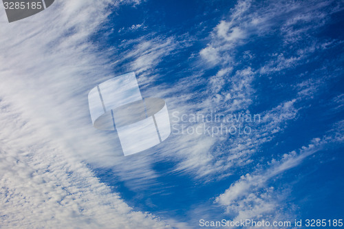Image of blue sky with clouds
