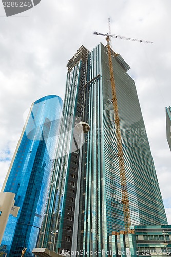 Image of Construction of a skyscraper