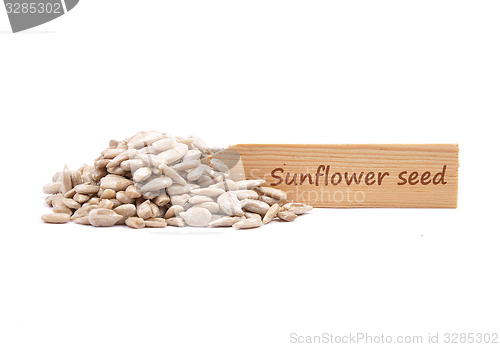 Image of Sunflower seeds at plate