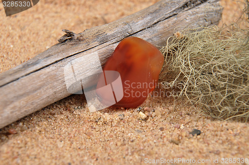 Image of Carnelian on beach