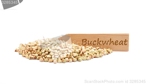 Image of Buckwheat on white
