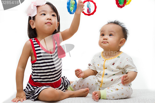 Image of Asian Chinese Childrens Playing