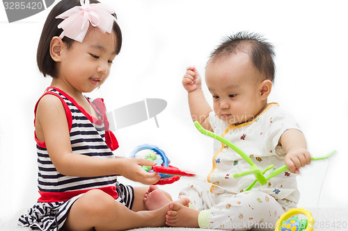 Image of Asian Chinese Childrens Playing