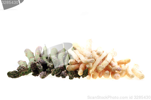Image of green white asparagus
