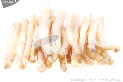 Image of white asparagus isolated