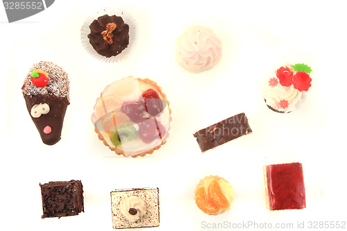 Image of sweet color desserts
