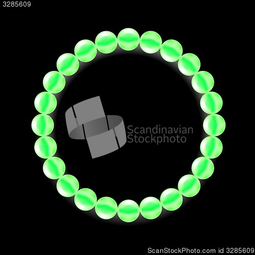 Image of Green Pearl Necklace