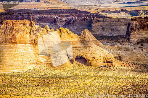 Image of landscape scenes near lake powell and surrounding canyons