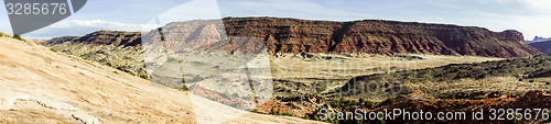 Image of arches national park near delicate arch