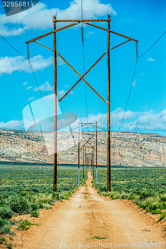 Image of landscape scenes near lake powell and surrounding canyons