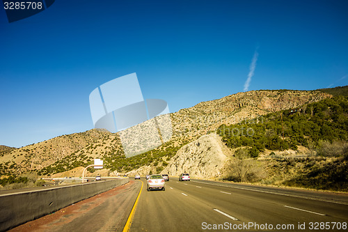 Image of traveling through new mexico state near albuquerque