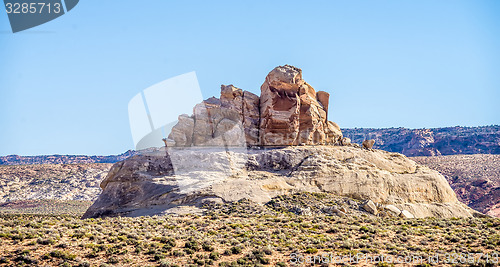 Image of canyon geological formations in utah and arizona