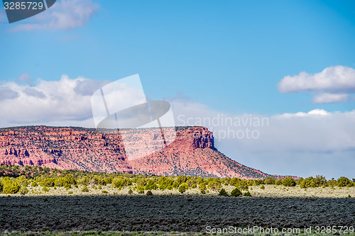 Image of canyon mountains formations panoramic views near paria utah park