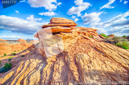 Image of hoodoo rock formations near grand canyon