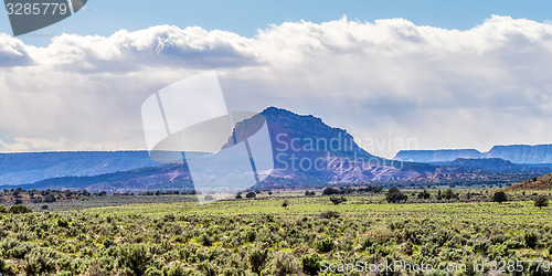 Image of canyon mountains formations panoramic views near paria utah park