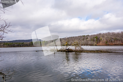 Image of pee dee and yadkin river flowing through uwharrie mountains