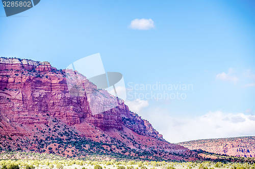 Image of canyon mountains formations panoramic views near paria utah park