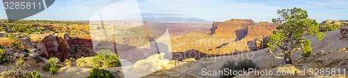 Image of arches national park near delicate arch