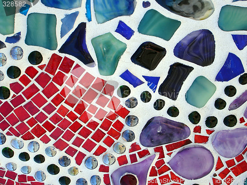 Image of Mosaic tile pieces