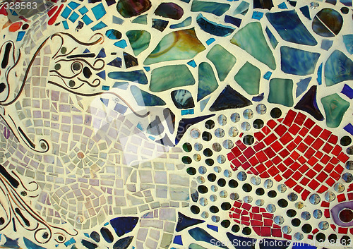 Image of Mosaic tile pieces