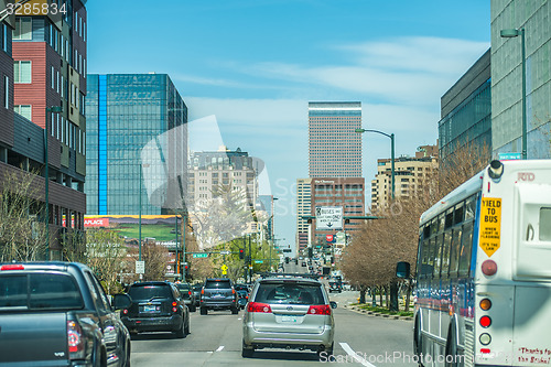 Image of denver city skyline scenes near and around downtown