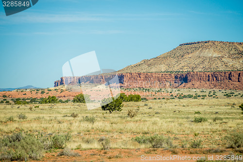 Image of traveling through new mexico state near albuquerque