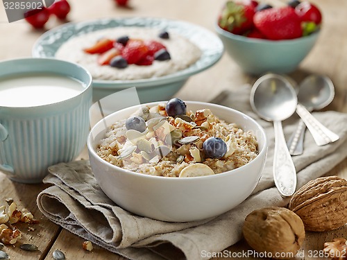 Image of healthy breakfast porridge