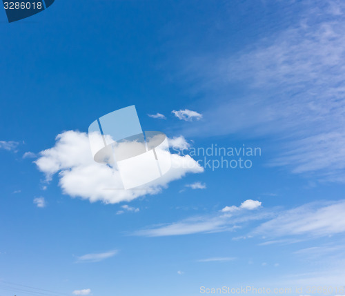 Image of blue sky