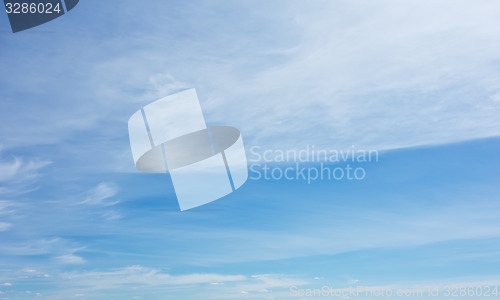 Image of blue sky